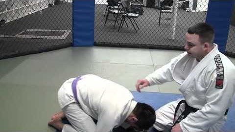 Kimura from turtle position and reversal to side control: BJJ