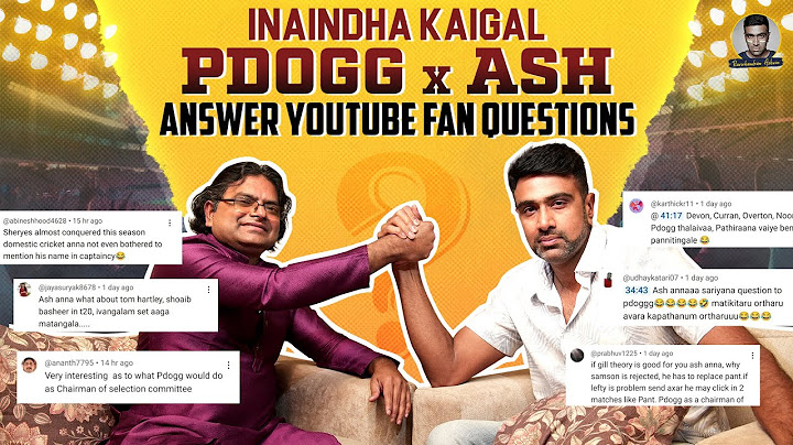 Inaindha Kaigal: Ash x PDogg Answer YT Fan Comments | Burning Questions on Indian Cricket