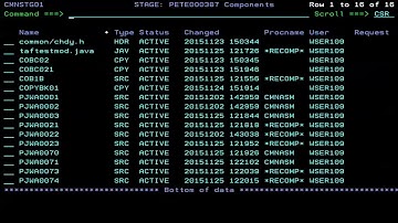 ChangeMan ZMF   Package Component Mass Rebuild