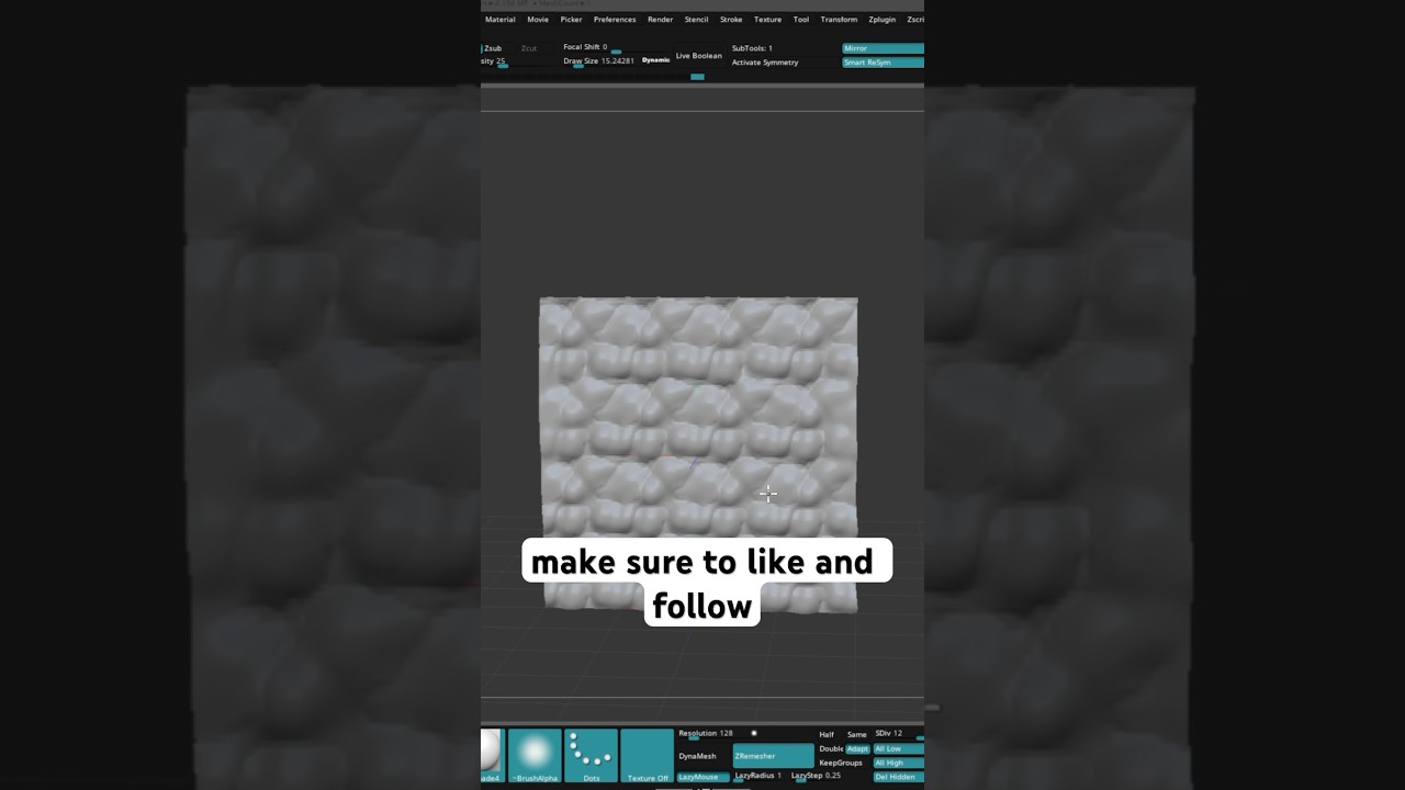 Отлично подходит для создания собственных тайловых деталей и нормалей 👨🏽‍🎨 