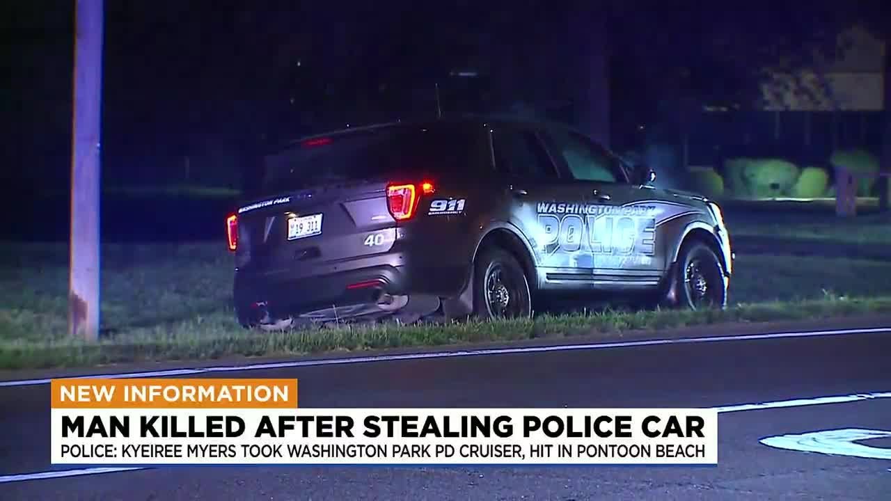 Man who stole police car later struck, killed - YouTube