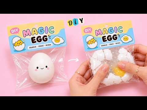 I Made a DIY Cracking Egg Squishy… The Result Is So Satisfying! 🥚