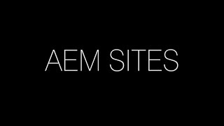 Celebrity A video look at AEM and its Features: Sites Profile