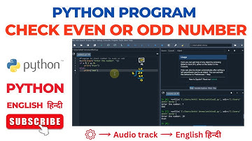 Python Program to Check if a Number is Odd or Even | Python Programming