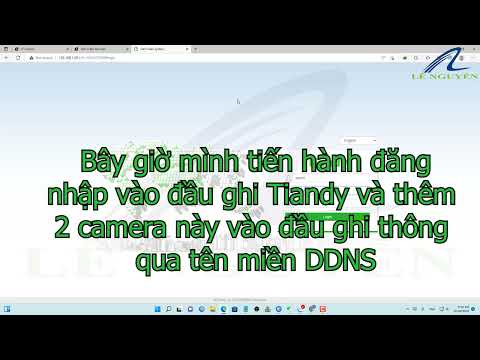 Thêm Camera Từ Xa Về Đầu Ghi Tiandy Qua Giao Thức Onvif