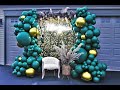 How To Balloon Garland DIY Tutorial | Sequin Wall Balloon Set Up