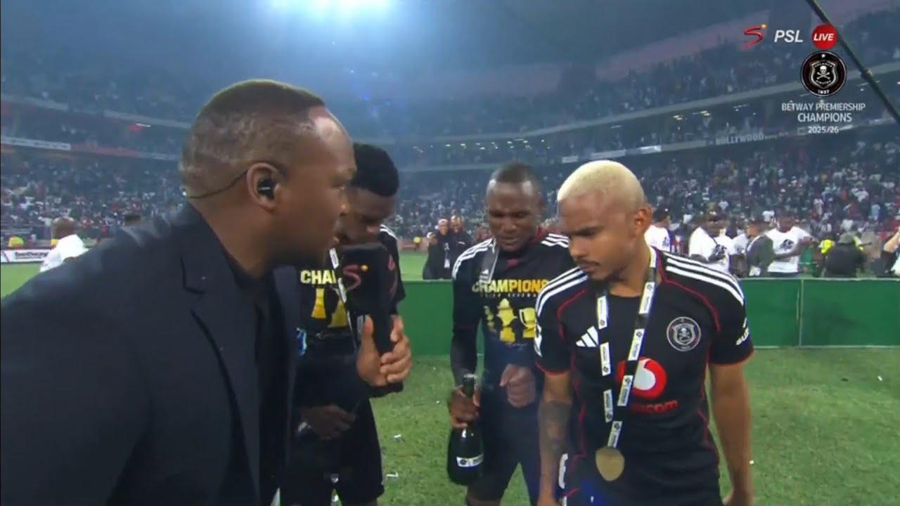 Orlando Pirates Betway Champions | Appollis Mofokeng Sipho Chaine Captain Sibisi 