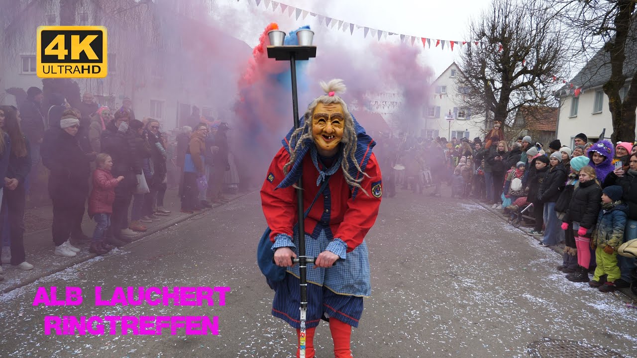 Fasnet Umzug in Feldhausen, Alb Lauchert Ringtreffen Teil 2