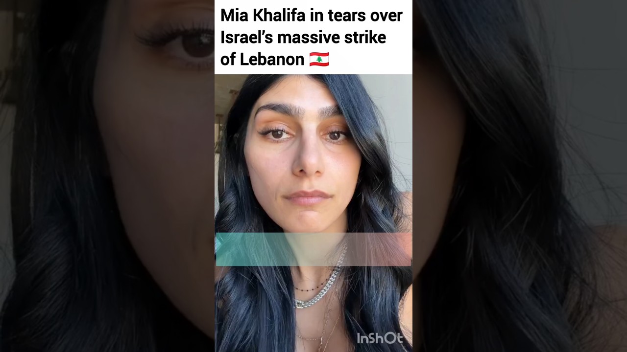 ⁣Mia Khalifa Breaks Down on Israelies Attack on Lebanon #israel #lebanon #mia