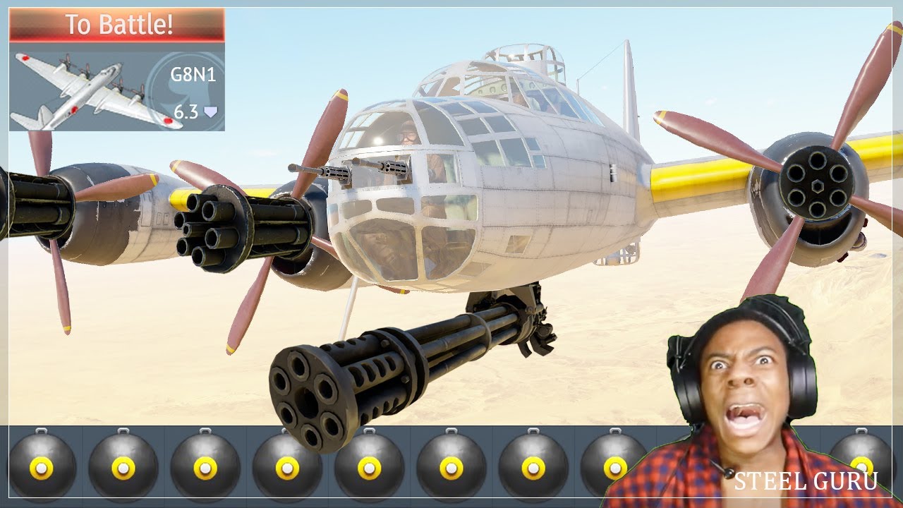 [STOCK] JAPANESE SUPER BOMBER 💥💥💥 8 250 KG BOMBS 💣💣💣 3x 20MM TURRETS