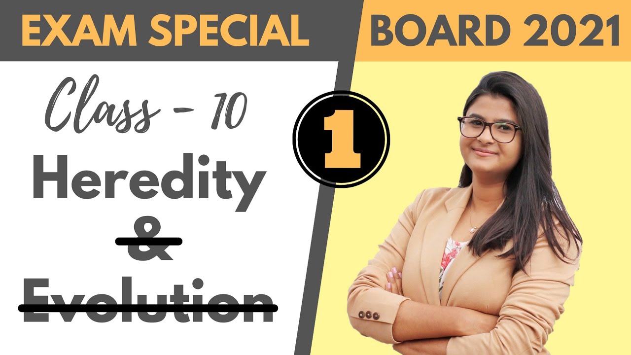 Heredity || NCERT Revision + Important topics + Questions || CBSE Class 10 Boards 2021 | Part -1