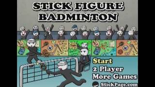 Stick Figure Badminton: Online Game Walkthrough. screenshot 5