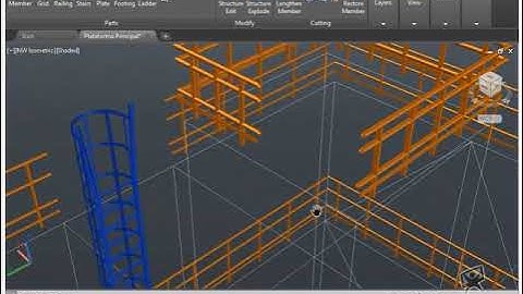 24 - Inserting Ladder Type Stairs | AutoCAD Plant 3D 2016 Structural Modeling