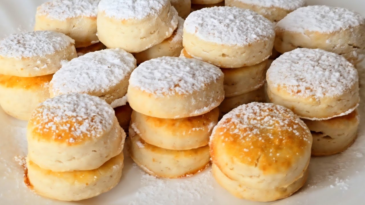 Всего 1 стакан муки и упаковка сливок... и эти лакомства приготовятся за 1 минуту! ❤