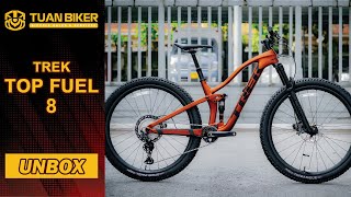 Trek TOP FUEL 9.8 XT unbox, TRAIL BIKE Carbon frame