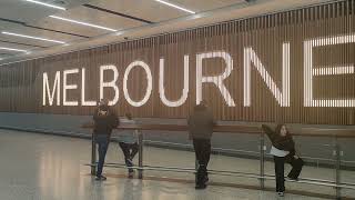 At The Melbourne Airport Australia. .Well-Come Banner At