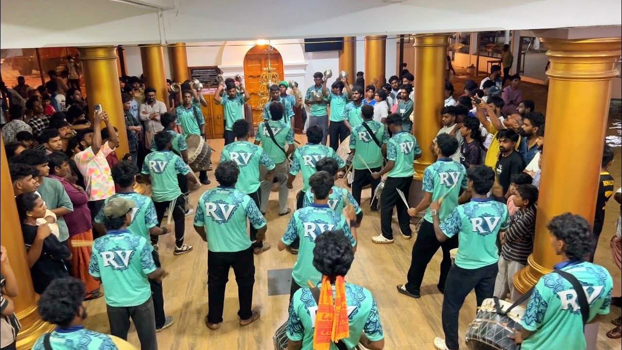 വഴിപാട് മേളം 🥁🎶 RV Thambolam Thrissur | Pazhanji Cathedral Church ⛪️ 2025