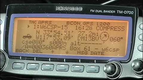 K6AA Field Day 2007 - APRS