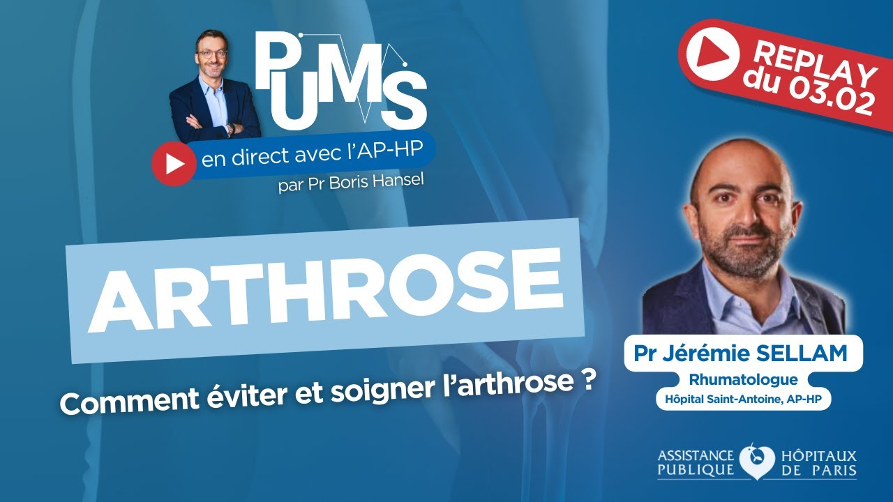 Prévention et traitement de l’ARTHROSE : OUBLIER le 