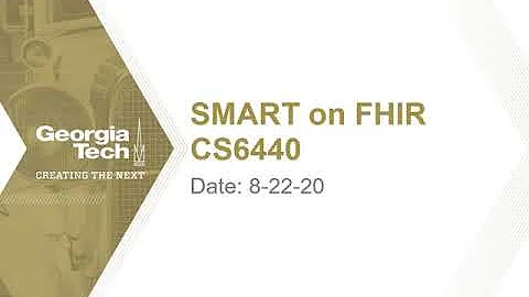 CS6440 SMART on FHIR R4 Lab