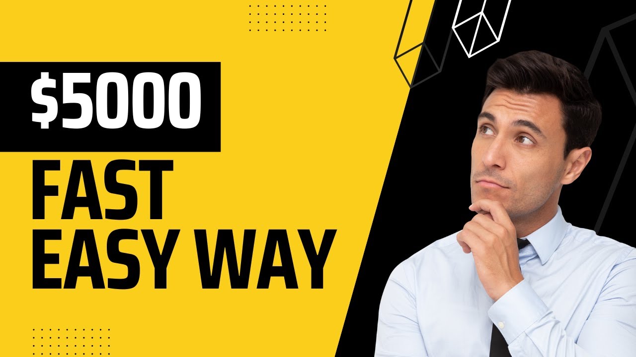 how-to-make-5000-dollars-fast-youtube