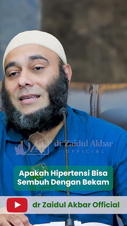 Apakah Hipertensi Bisa Sembuh Dengan Bekam ? - dr. Zaidul Akbar  #zaidulakbar #jsr