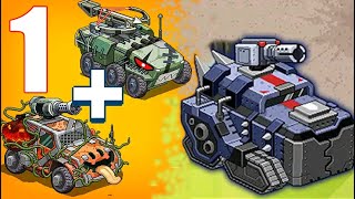 MERGE ARMY : BATTLE SQUAD - ALL LEVELS AND ALL TANKS GAMEPLAY PART-1 screenshot 4