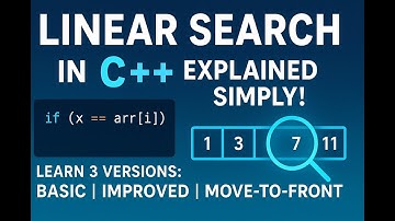 Linear Search in C/C++ Explained | Optimized with Move-to-Front & Transposition
