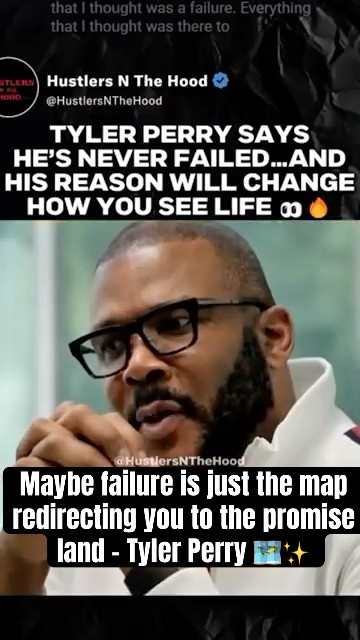 Maybe failure is just the map redirecting you - 🗺️ Tyler Perry ...