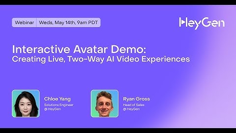 Interactive Avatar Demo: Creating Live, Two-Way AI Video Experiences