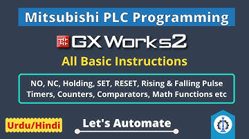 Mitsubishi PLC Programming GX Works 2 | GX Works 2 programming | Mitsubishi PLC Programming Tutorial