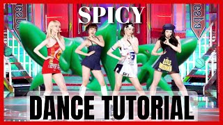 aespa - 'Spicy' Dance Practice Tutorial (SLOWED)