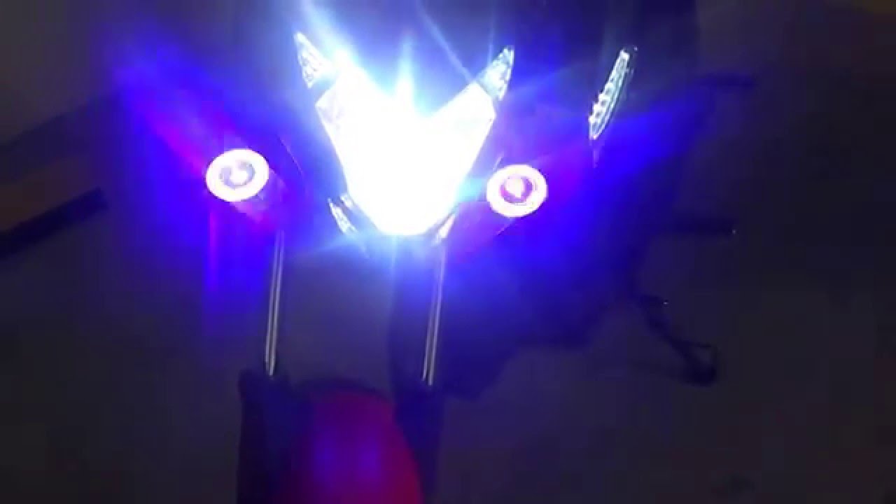 Luces doble ojo de angel led + neblineros con ojos de 