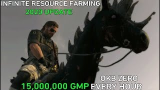 MGSV:TPP Infinite Resource Farming 2020 Update 15 Million GMP Every Hour OKB Zero