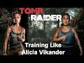 I Trained Like Lara Croft… ‘Tomb Raider’ WORKOUT (wow)