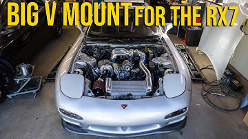 Finally Fitting the Greddy V mount For the Mazda RX7!