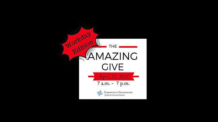 2021 Amazing Give Alachua County Announcement