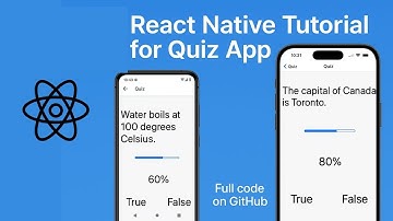 React Native Quiz App with Timer, Progress Bar & Score | React Native App Development for Beginners