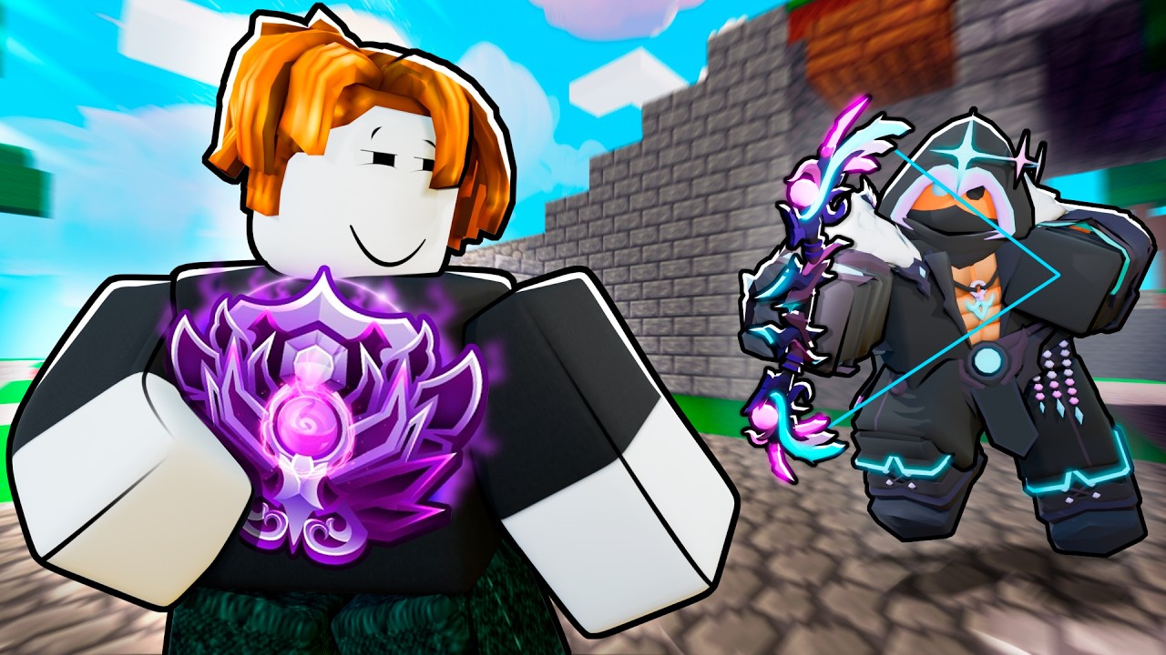 Pretending to be a Noob, Then Using NIGHTMARE KITS in Roblox Bedwars..