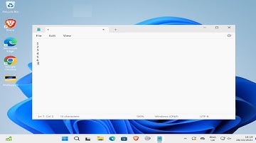 How To Get Line Numbers in Notepad on Windows