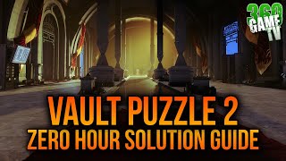 Zero Hour Vault Puzzle 2 Guide / Solution (Vaulted Obstacles Triumph / Intrinsic Perk) - Destiny 2 screenshot 2