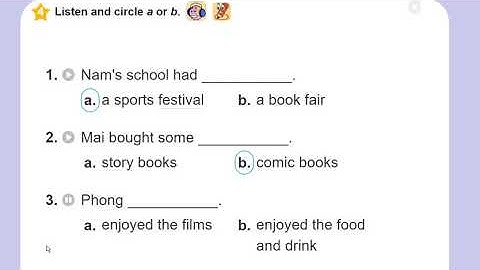 Tiếng Anh 5 - Unit 4; Did you go to the party? Lesson 2.
