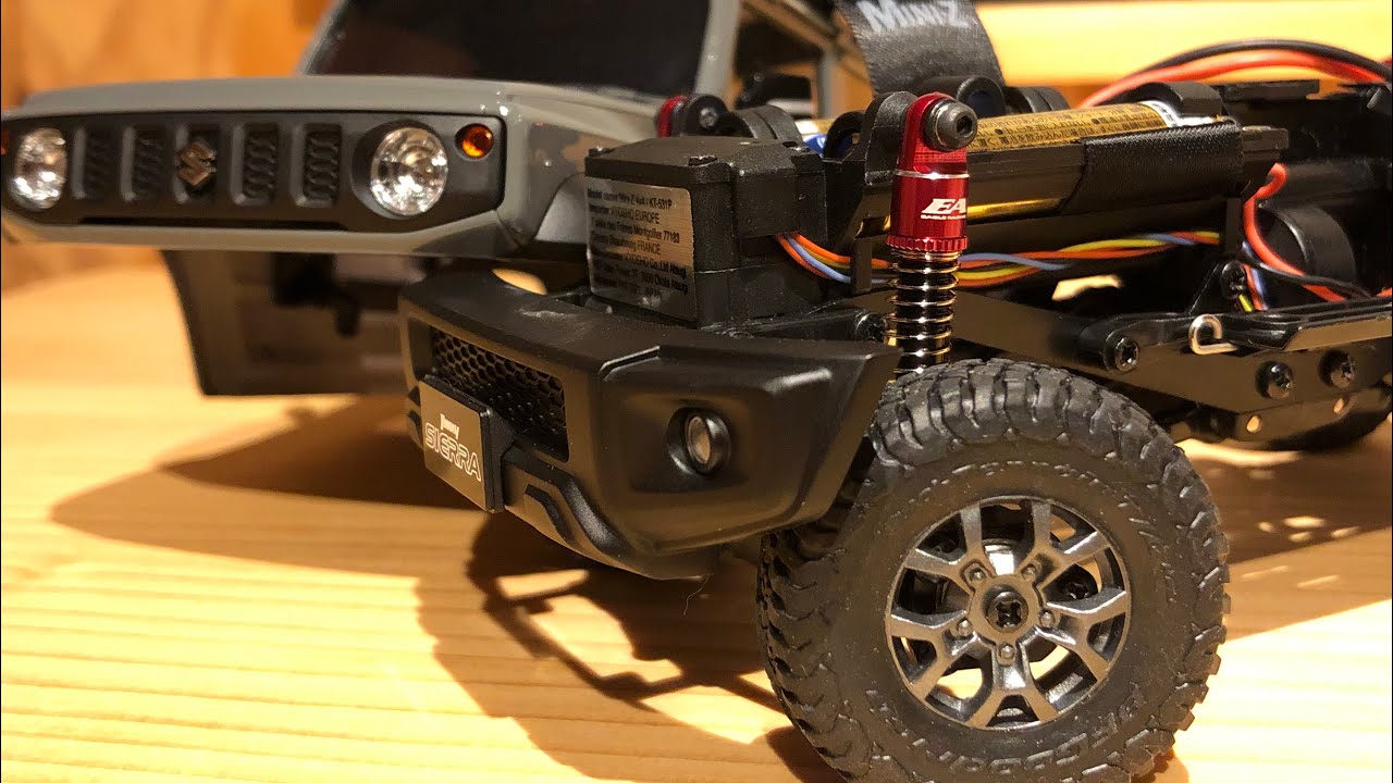 京商 ミニッツ4x4 ジムニーシエラ JB74 オイルダンパー取り付け