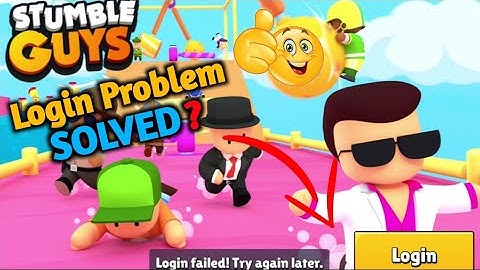 Stumble Guys Login Problem Solved 🥵? | Stumble Guys Not Working 😭🤣...