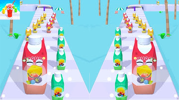 Juice Run All Levels Gameplay Walkthrough Android, iOS Part-38 SHAPE GAMES 838