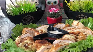 وصفة عشاء سريعة وصحية chicken  cordon bleu