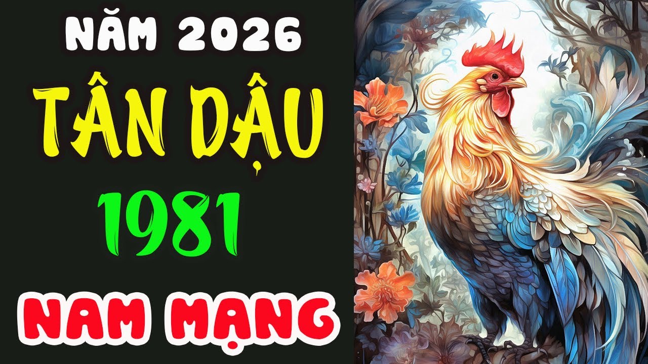 Tử vi tuổi Tân Dậu 1981 Nam mạng năm 2026 – Đổi vận bất ngờ?