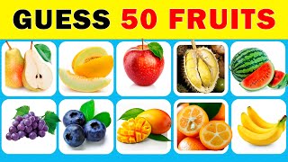 ▶️Guess the Fruit in 3 Seconds 🍌🍑🍒 | 50 Different Types of Fruit | Easy to Impossible