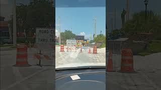Illegal Blocking Of Road - West Dixie Hwy