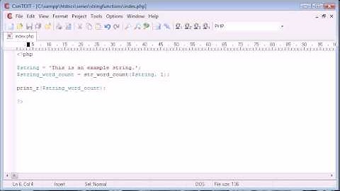 Beginner PHP Tutorial   34   String Functions Part 1